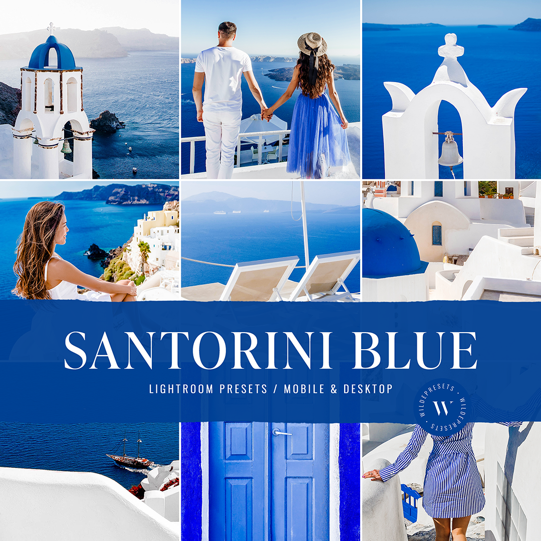 The Santorini Blue Preset Collection